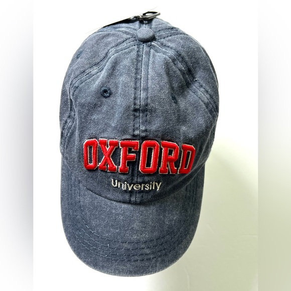 University of Oxford cotton logo ball cap adjustable strap O/S - Picture 3 of 9